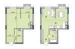 Продам 1-кімнатну квартиру в новобудові, ЖК Метрополіс, 41.12 м², без ремонту