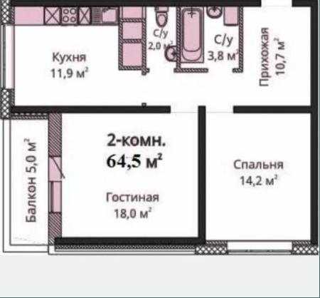 Продам 2-кімнатну квартиру в новобудові, ЖК&nbsp;«Скай&nbsp;Сіті»