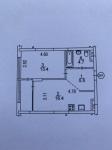 Продам 1-комнатную квартиру, ЖК Варшавский 3, 43.90 м², без внутренних работ