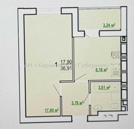 Продам 1-комнатную квартиру