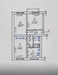 Продам 3-комнатную квартиру, 78 м², без ремонта