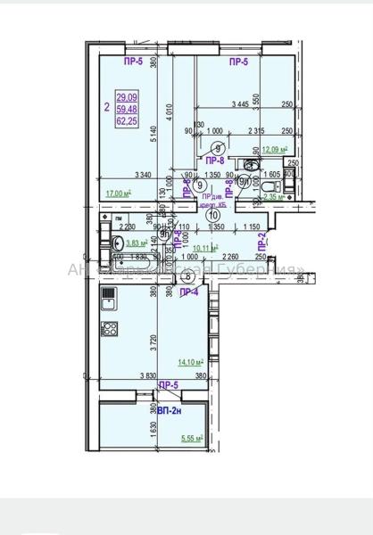 Продам 2-комнатную квартиру, ЖК&nbsp;ул.&nbsp;Валентиновская,&nbsp;49