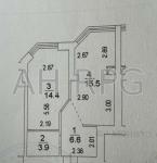 Продам 1-кімнатну квартиру, ЖК Sofia Nova, 40 м², без ремонту