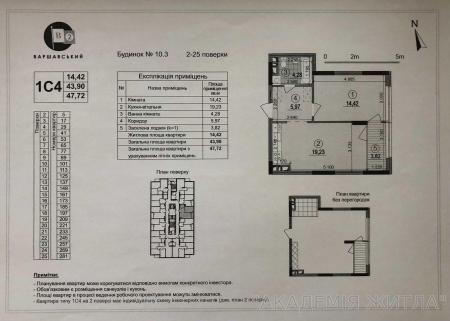 Продам 1-комнатную квартиру, ЖК&nbsp;Варшавский&nbsp;2