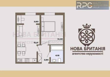 Продам 1-кімнатну квартиру в новобудові, ЖК Нова Англія