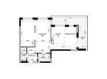Продам 1-кімнатну квартиру, ЖК Kub29, 87.40 м², без ремонту