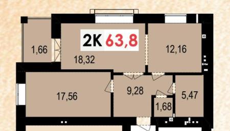 Продам 2-кімнатну квартиру в новобудові, ЖК Квартал Краківський