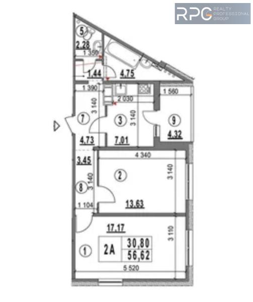 Продам 2-кімнатну квартиру в новобудові, ЖК Еврика