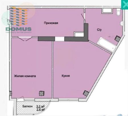Продам 2-кімнатну квартиру, ЖК «Aqua Marine»