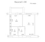 Продам 1-комнатную квартиру в новостройке, ЖК&nbsp;«Мира-3», 39 м², без внутренних работ