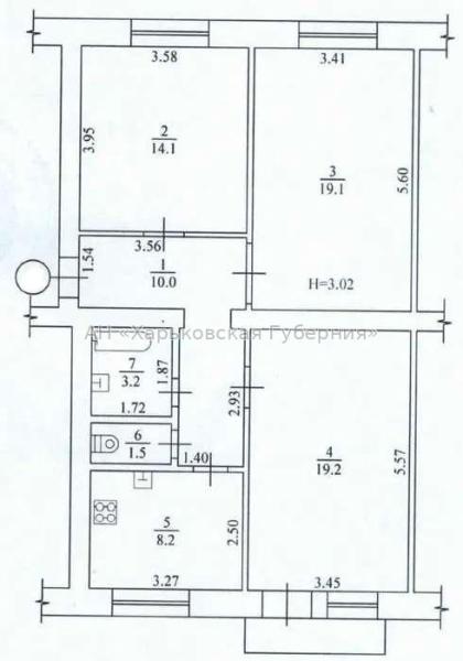 Продам 3-комнатную квартиру