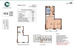 Продам 1-комнатную квартиру в новостройке, ЖК Варшавский 3, 43.40 м², без внутренних работ