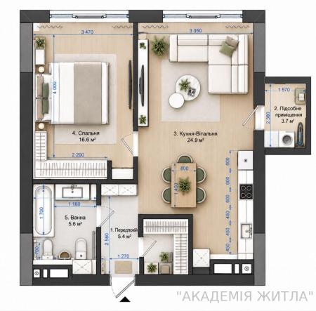 Продам 2-комнатную квартиру, ЖК&nbsp;Greenville&nbsp;Park