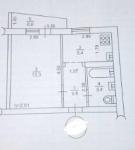 Продам 1-кімнатну квартиру, 28 м², радянський ремонт