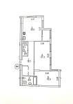 Продам 2-комнатную квартиру, ЖК Варшавский Плюс, 87 м², без внутренних работ