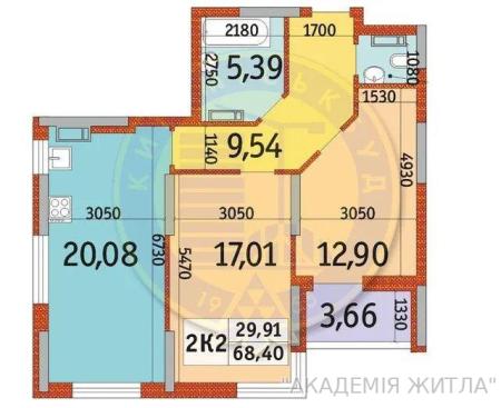 Продам 2-комнатную квартиру, ЖК Отрада