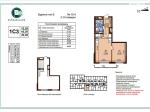Продам 1-кімнатну квартиру в новобудові, ЖК Варшавський 3, 43.38 м², без ремонту