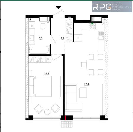 Продам 1-кімнатну квартиру, ЖК Русанівська Гавань