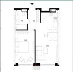 Продам 1-кімнатну квартиру, ЖК Русанівська Гавань, 54 м², без ремонту