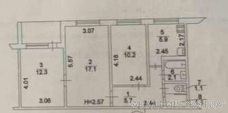 Продам 3-комнатную квартиру