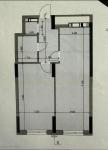 Продам 1-комнатную квартиру, ЖК&nbsp;Новый&nbsp;Автограф, 56 м², без отделочных работ