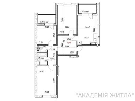 Продам 3-комнатную квартиру, ЖК&nbsp;Деснянский