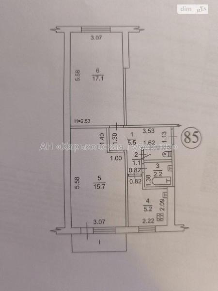 Продам 2-комнатную квартиру