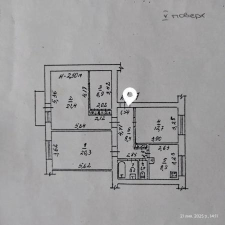 Продам 3-комнатную квартиру