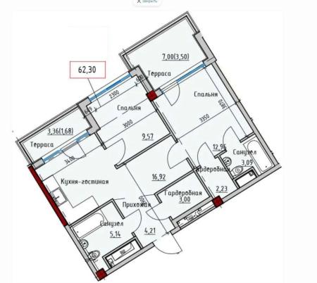 Продам 2-кімнатну квартиру, ЖК «ITown»