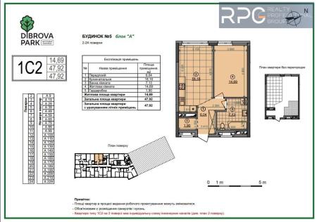 Продам 1-кімнатну квартиру, ЖК Dibrova Park