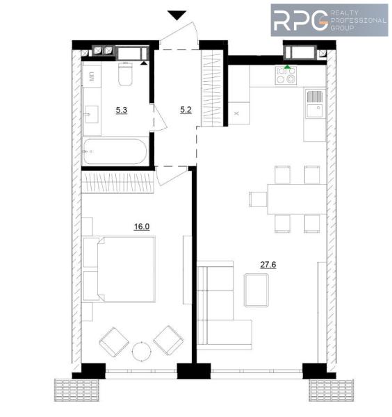 Продам 1-кімнатну квартиру, ЖК Русанівська Гавань