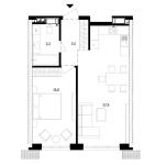 Продам 1-кімнатну квартиру, ЖК Русанівська Гавань, 54 м², без ремонту