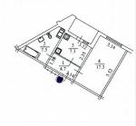 Продам 1-комнатную квартиру, ЖК&nbsp;Ул.&nbsp;Милославская,&nbsp;18, 39 м², без внутренних работ