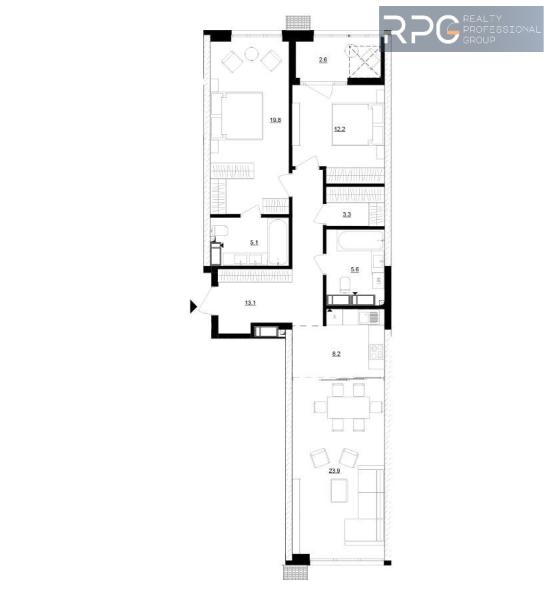 Продам 2-кімнатну квартиру, ЖК Русанівська Гавань