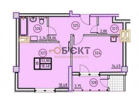 Продам 1-комнатную квартиру, ЖК «Дипломат Клаб»