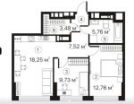 Продам 2-кімнатну квартиру, ЖК Terracotta, 54.60 м², без внутрішніх робіт