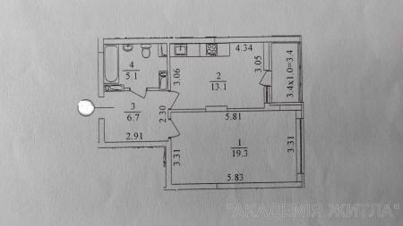 Продам 1-комнатную квартиру, ЖК&nbsp;Парковые&nbsp;озера
