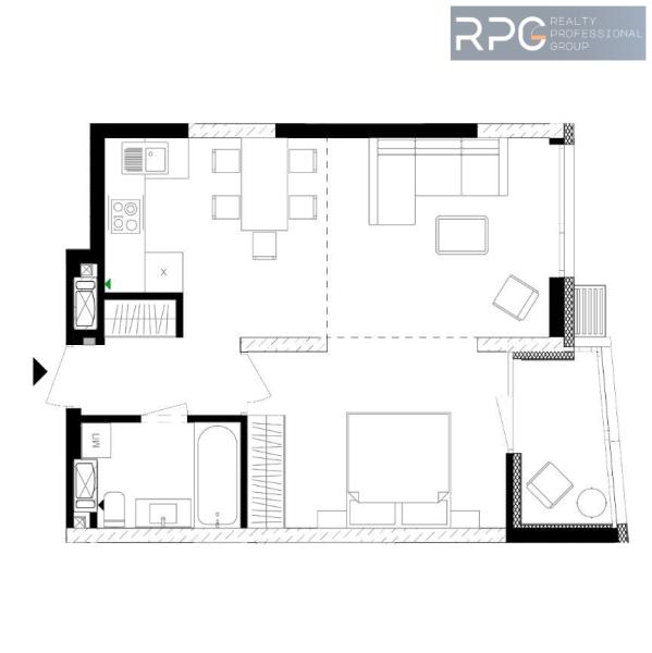 Продам 1-кімнатну квартиру, ЖК Русанівська Гавань