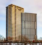 Продам 1-комнатную квартиру в новостройке, ЖК&nbsp;H2O, 43 м², без внутренних работ