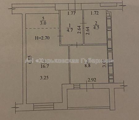 Продам 1-комнатную квартиру