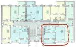 Продам 1-комнатную квартиру, 46.76 м², без внутренних работ