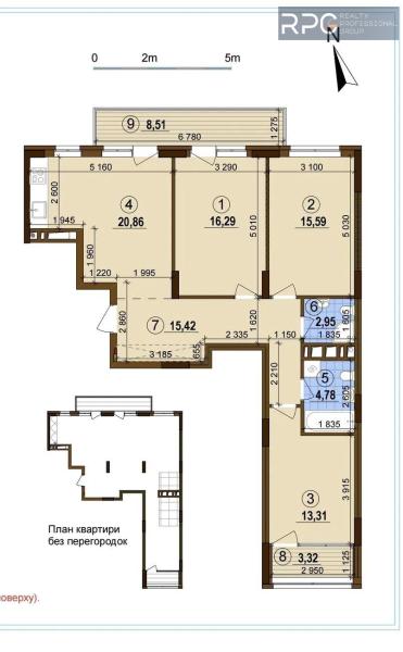 Продам 3-кімнатну квартиру в новобудові, ЖК Варшавський 2