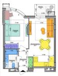 Продам 1-кімнатну квартиру в новобудові, ЖК Respublika, 44.90 м², без ремонту