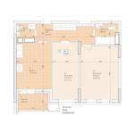 Продам 2-кімнатну квартиру, ЖК Дніпровська Мрія, 62 м², без ремонту