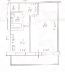 Продам 1-комнатную квартиру, 35.60 м², советский ремонт