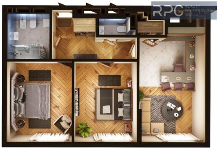 Продам 2-кімнатну квартиру в новобудові, ЖК Greenville Park