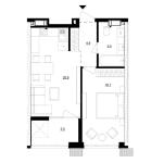 Продам 1-кімнатну квартиру, ЖК Русанівська Гавань, 50.50 м², без ремонту