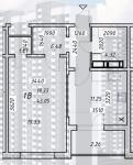 Продам 1-кімнатну квартиру в новобудові, ЖК Navigator 2, 45.05 м², частковий ремонт
