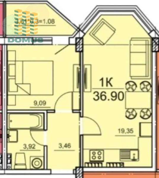 Продам 1-кімнатну квартиру, ЖК «Олексіївський»