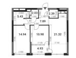Продам 2-кімнатну квартиру, ЖК Great, 70 м², без ремонту